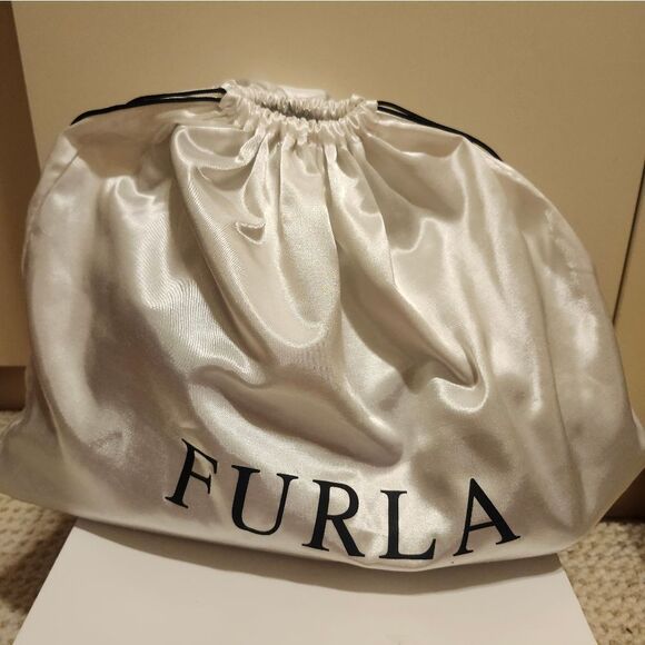 Furla "Bouganville" Blak Suede Laceup Ballet Flats Sz.7.5/38.5 Ret$295 w/Dustbag - Picture 13 of 16